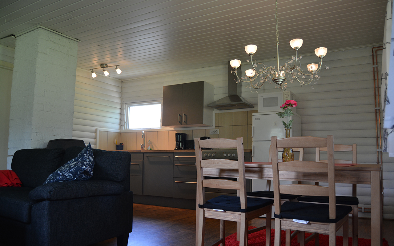 Matplats och köksdel i Seaside Villa